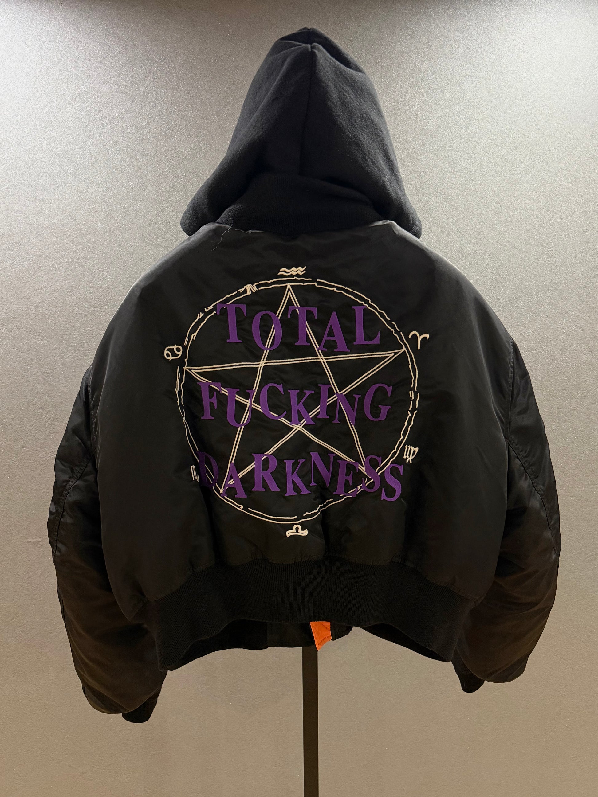 Vetements Total Fucking Darkness Femme Bomber