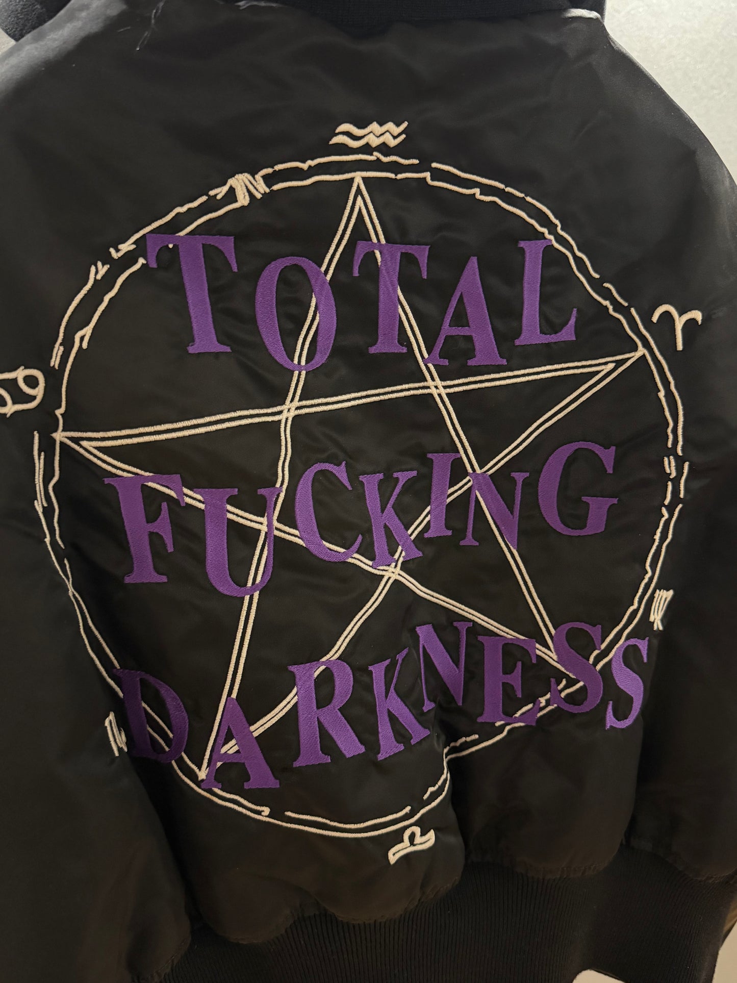 Vetements Total Fucking Darkness Femme Bomber