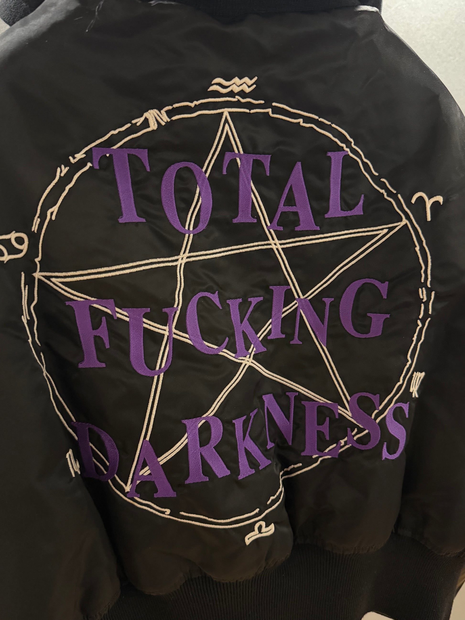 Vetements Total Fucking Darkness Femme Bomber