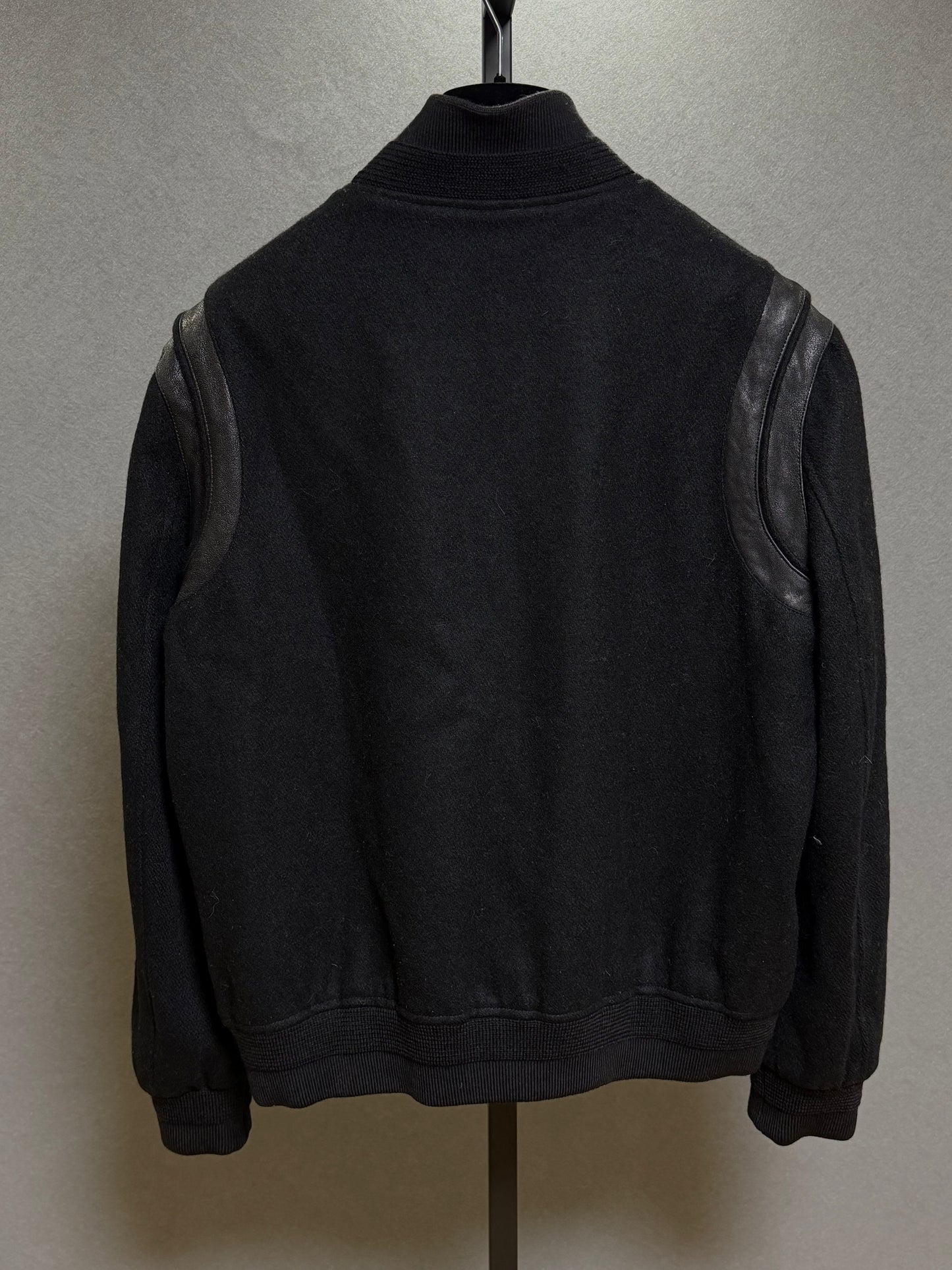 Saint Laurent Paris Black Teddy Jacket SZ. 56